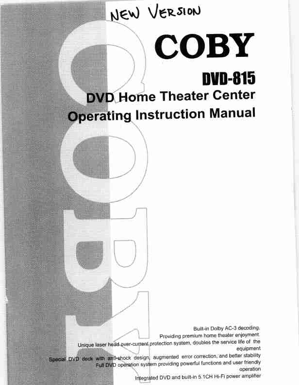 COBY electronic Stereo System DVD815-page_pdf